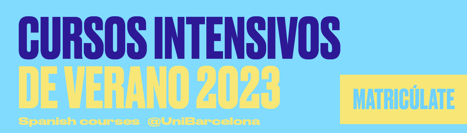 Cursos intensivos de verano 2023