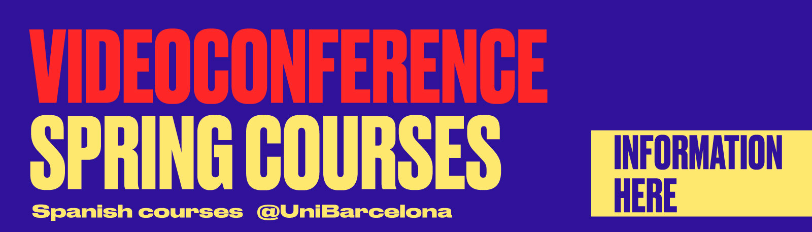 SPANIFY - Videoconference spring courses